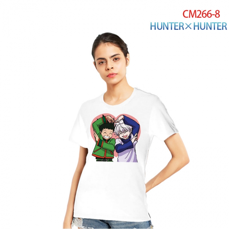 HunterXHunter Women's Printed short-sleeved cotton T-shirt from S to 3XL    CM266-8