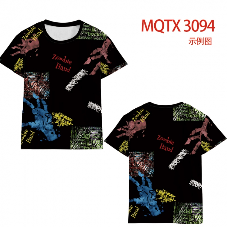 Zombie Hand full color printed short-sleeved T-shirt  from  S to 5XL  MQTX 3094 