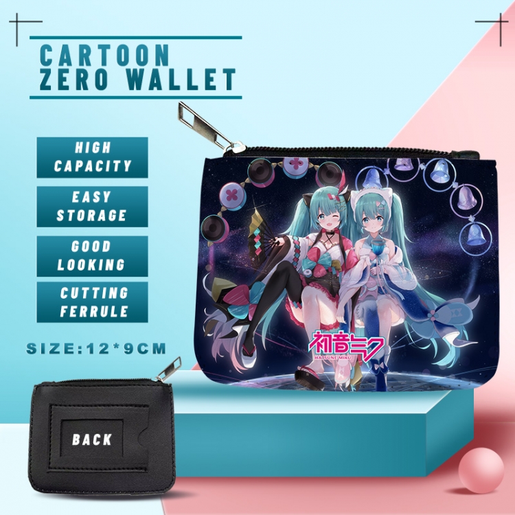 Hatsune Miku PU storage bag card wallet purse style A price for 5 pcs