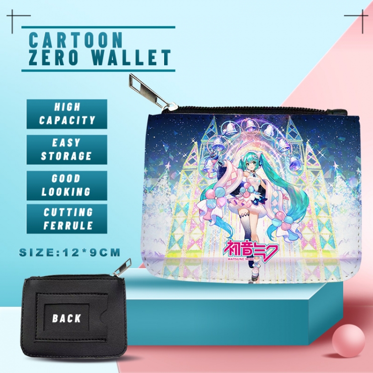 Hatsune Miku PU storage bag card wallet purse style B price for 5 pcs