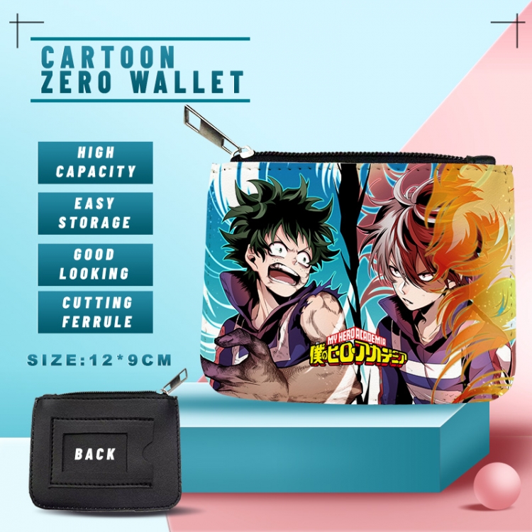 My Hero Academia  PU storage bag card wallet purse 12X9cm