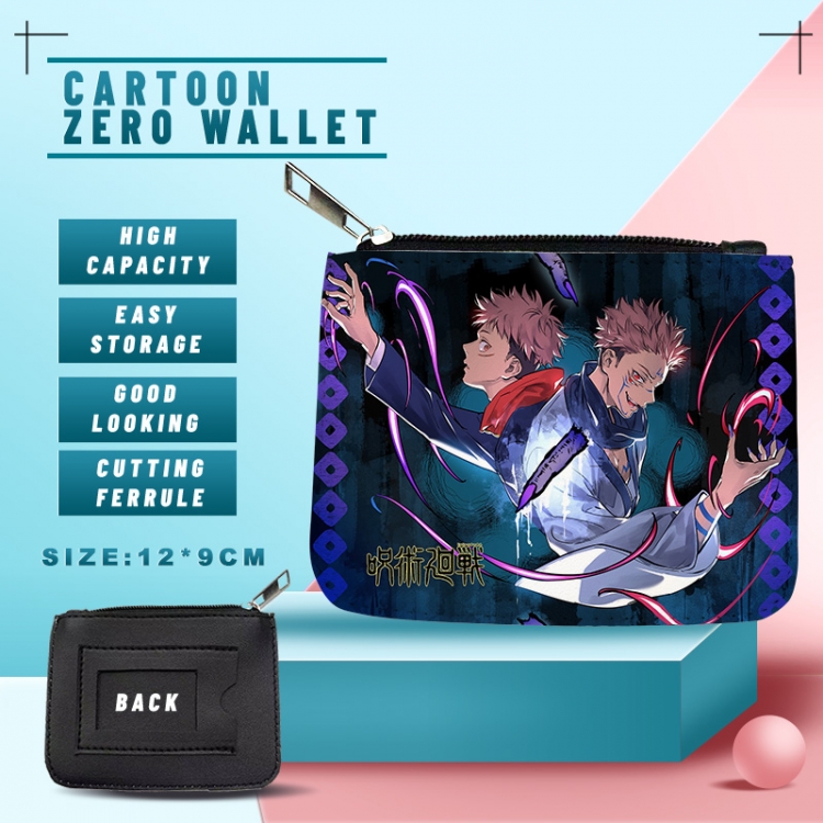 Jujutsu Kaisen  PU storage bag card wallet purse 12X9cm