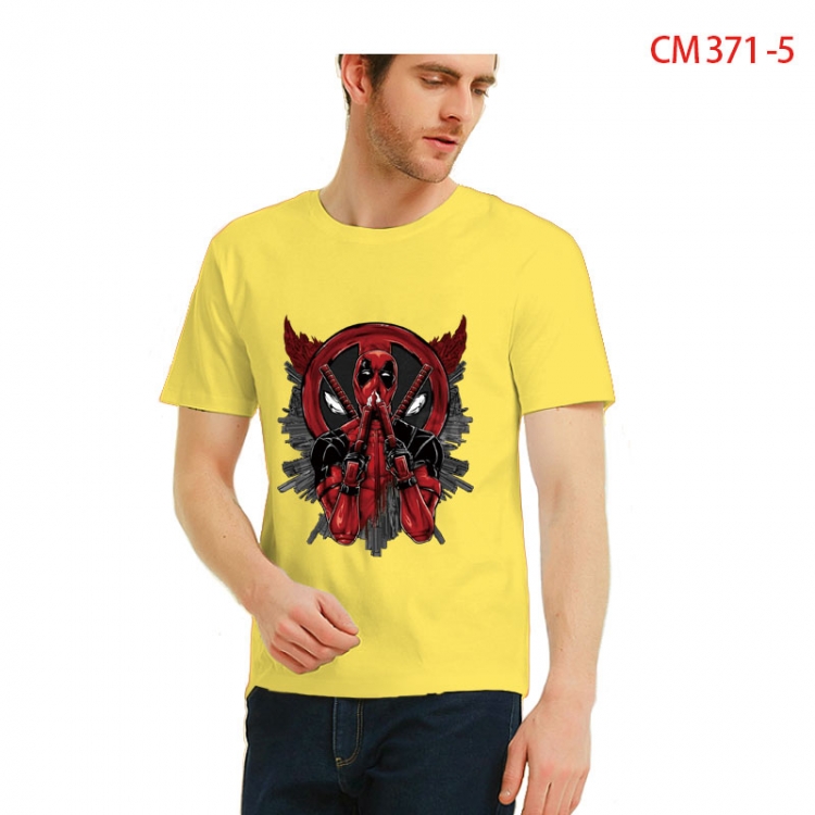 Spiderman Printed short-sleeved cotton T-shirt from S to 3XL  CM 371 5
