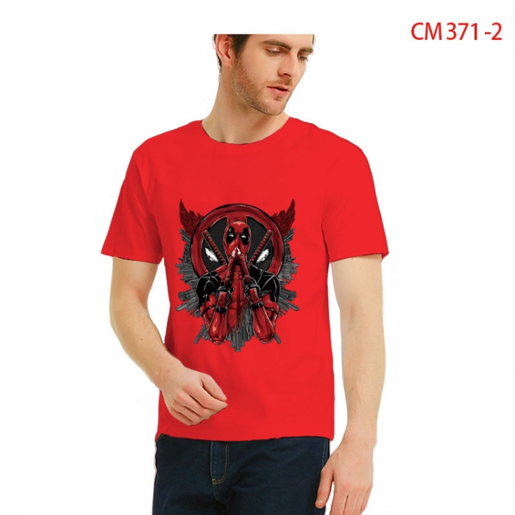 Spiderman Printed short-sleeved cotton T-shirt from S to 3XL  CM 371 2