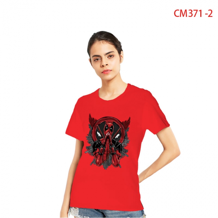 Spiderman Women's Printed short-sleeved cotton T-shirt from S to 3XL  CM 371 2