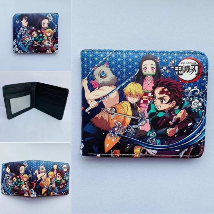 Demon Slayer Kimets two fold  Short wallet 11X9.5CM 60G style P
