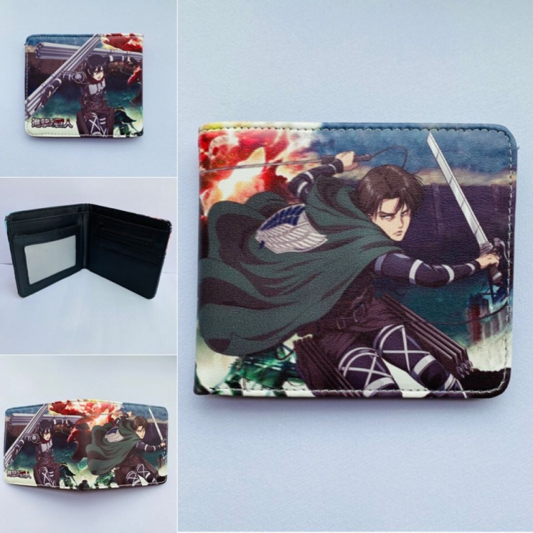 Shingeki no Kyojin two fold  Short wallet 11X9.5CM 60G style B