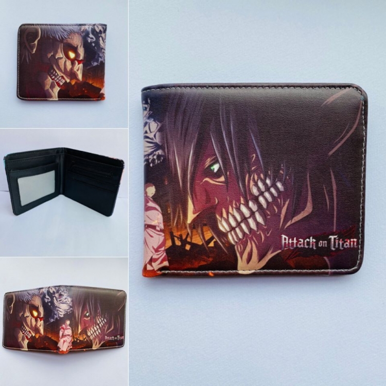 Shingeki no Kyojin two fold  Short wallet 11X9.5CM 60G style A