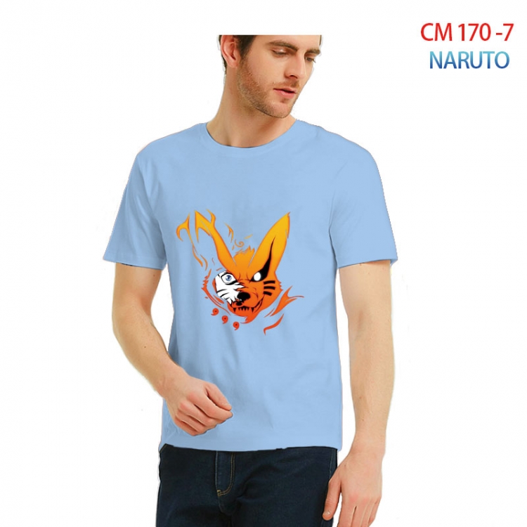 Naruto Printed short-sleeved cotton T-shirt from S to 3XL  CM-170-7