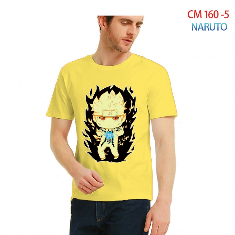 Naruto Printed short-sleeved cotton T-shirt from S to 3XL  CM-160-5