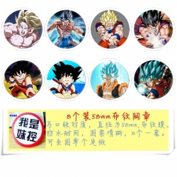 DRAGON BALL Anime round Badge ...