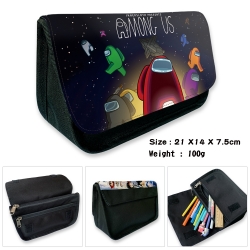 AMONG US Velcro canvas zipper ...