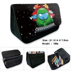 AMONG US Velcro canvas zipper ...