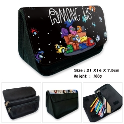 AMONG US Velcro canvas zipper ...