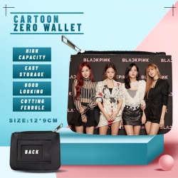 BLACK PINK PU storage bag card...