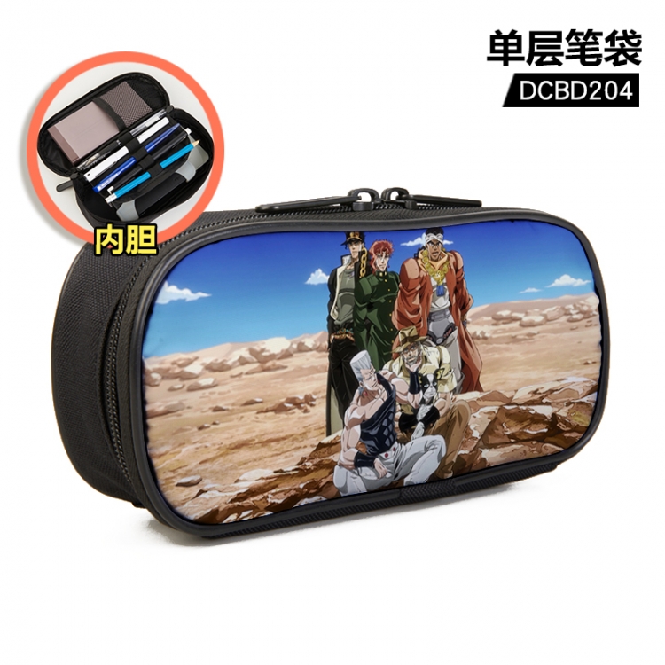 JoJos Bizarre Adventure Anime single layer waterproof pen case 25X7X12CM DCBD204