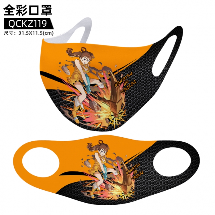 The Seven Deadly Sins  full color mask 31.5X11.5cm price for 5 pcs QCKZ119