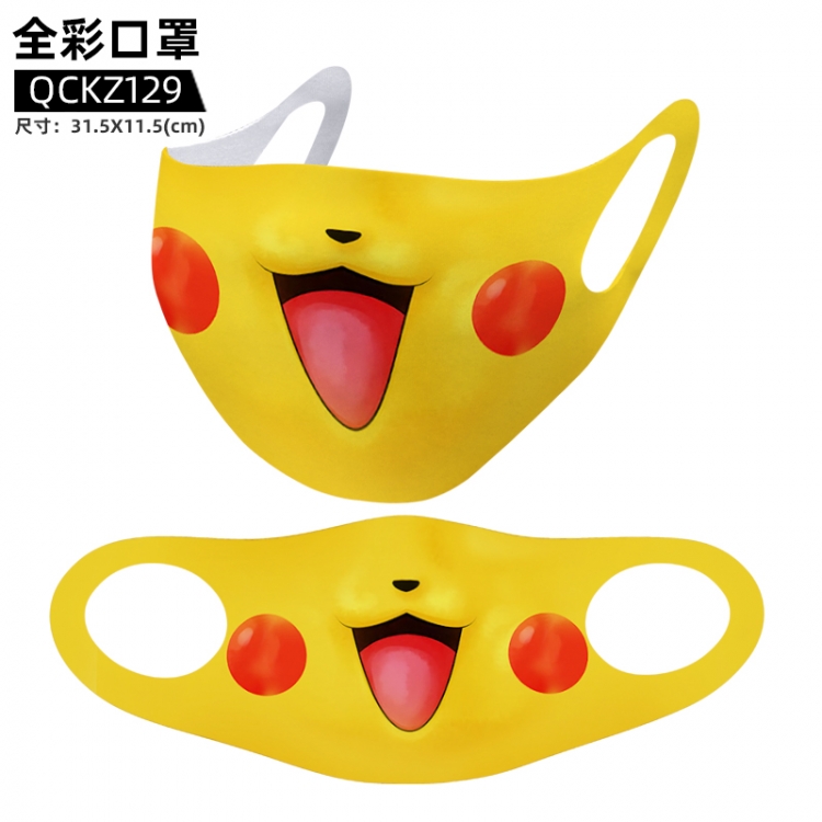 Pokemon  full color mask 31.5X11.5cm price for 5 pcs QCKZ129