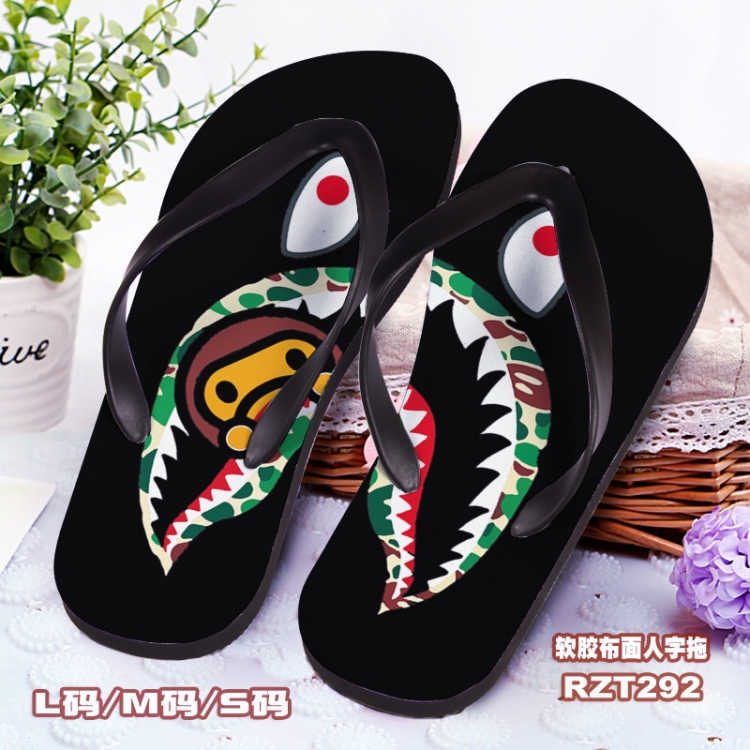 Bape Cloth surface Flip-flops slipper S.M.L  RZT292