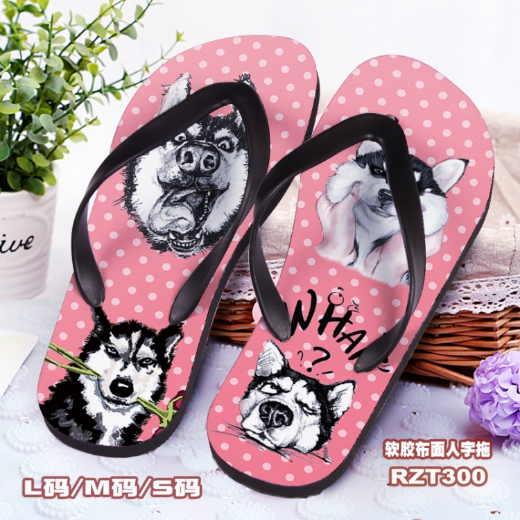 Husky Cloth surface Flip-flops slipper S.M.L  RZT300