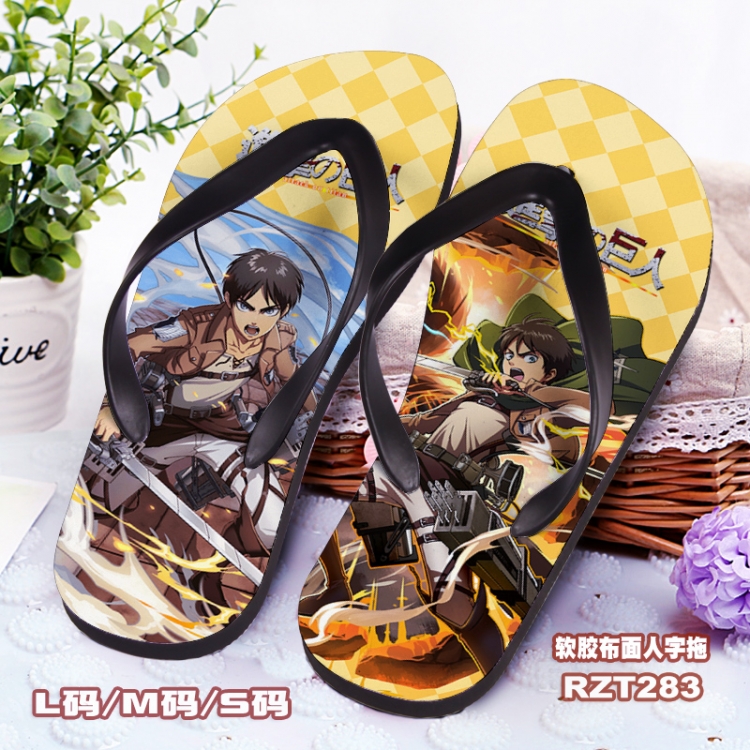 Shingeki no Kyojin Cloth surface Flip-flops slipper S.M.L  RZT283