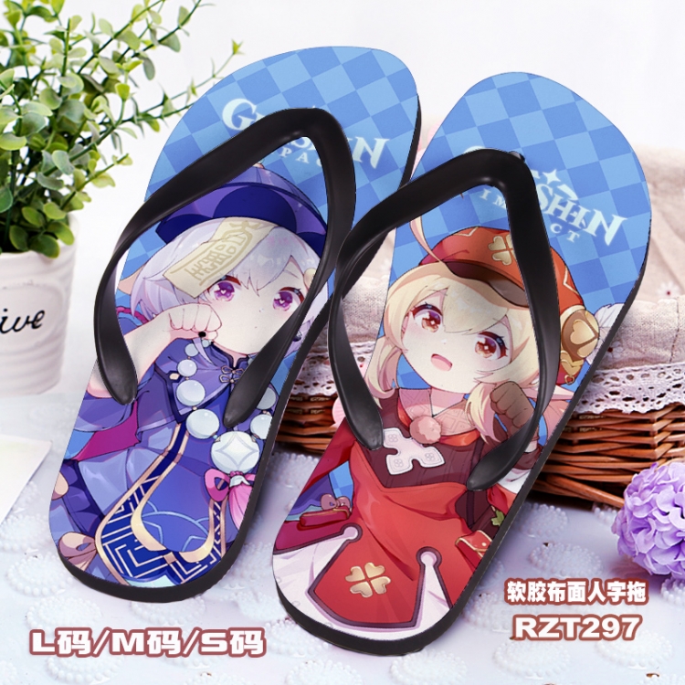 Genshin Impact Cloth surface Flip-flops slipper S.M.L  RZT297