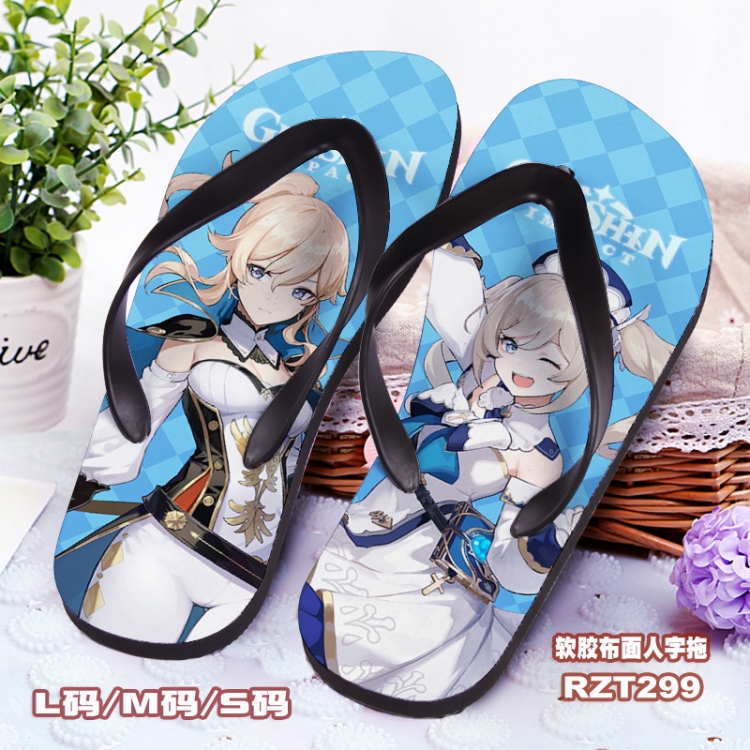 Genshin Impact Cloth surface Flip-flops slipper S.M.L  RZT297