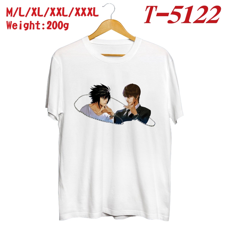 Death note Anime digital printed cotton T-shirt  T-5119