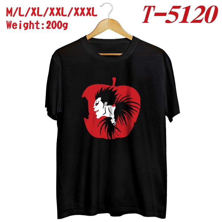 Death note Anime digital printed cotton T-shirt  T-5120
