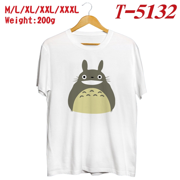 TOTORO Anime digital printed cotton T-shirt T-5132
