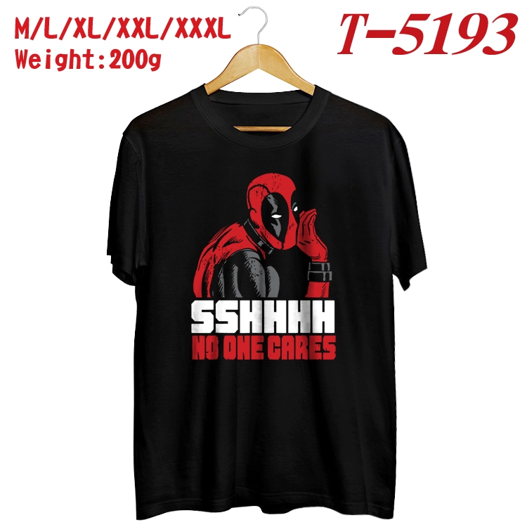 Marvel Anime digital printed cotton T-shirt T-5193