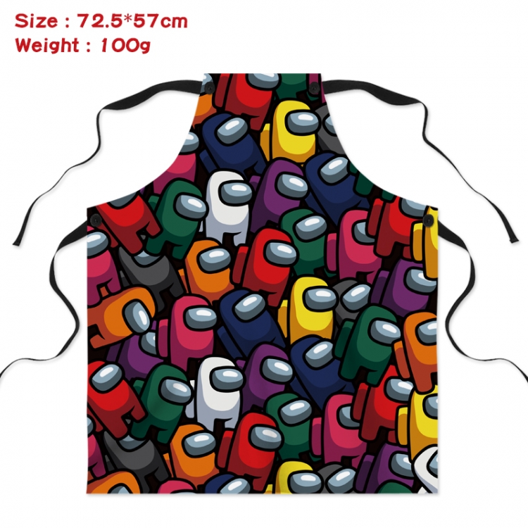 Among-us Anime creative digital printing apron Style 10