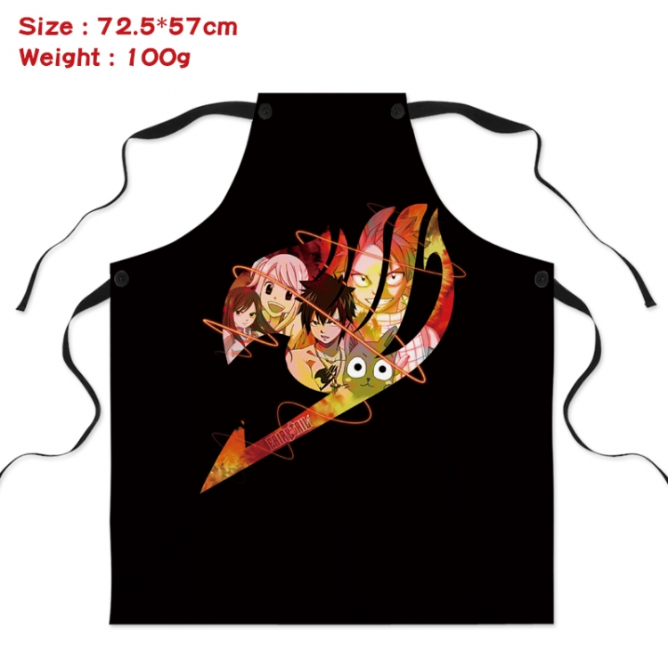 Fairy tail Anime creative digital printing apron Style 2