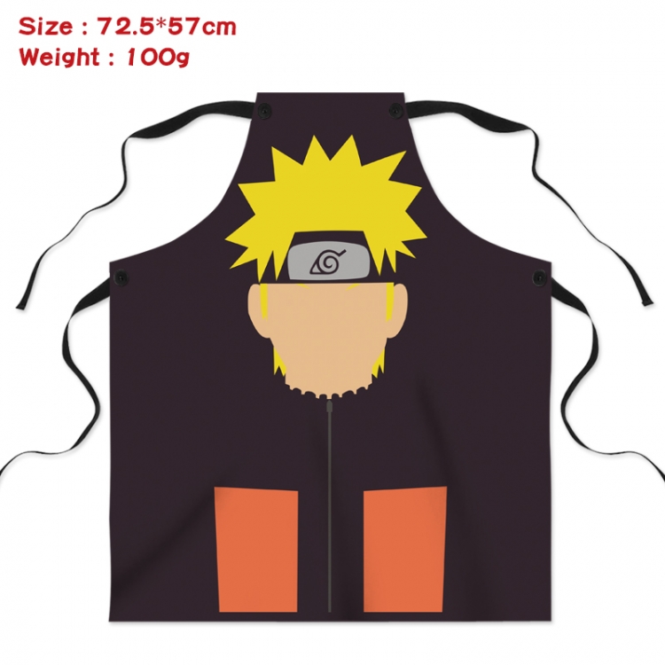 Naruto Anime creative digital printing apron Style 4