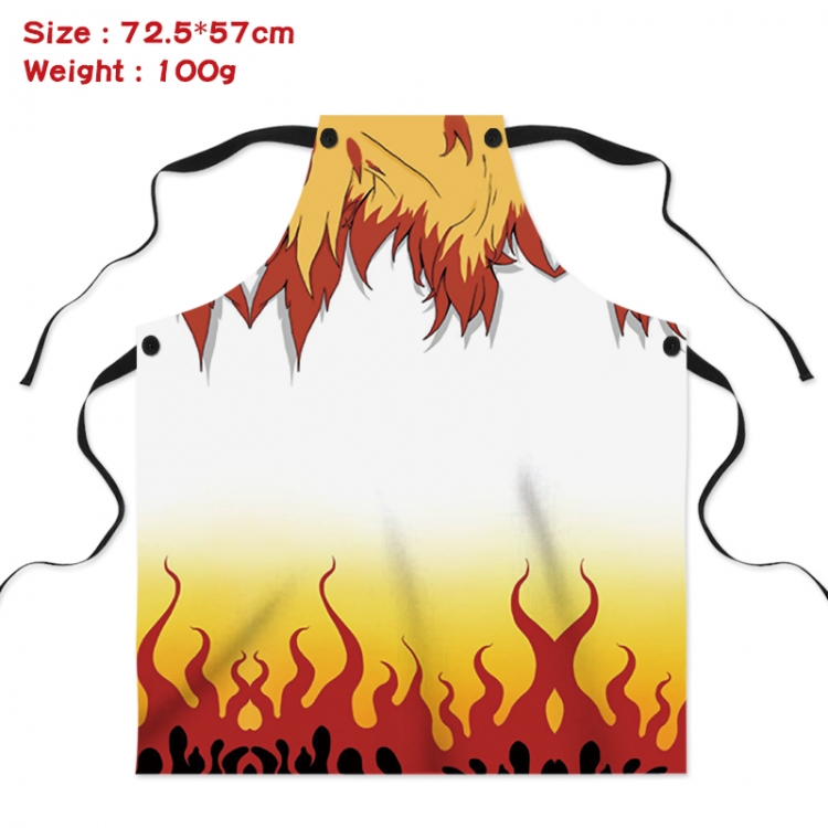 Demon Slayer Kimets Anime creative digital printing apron Style 7