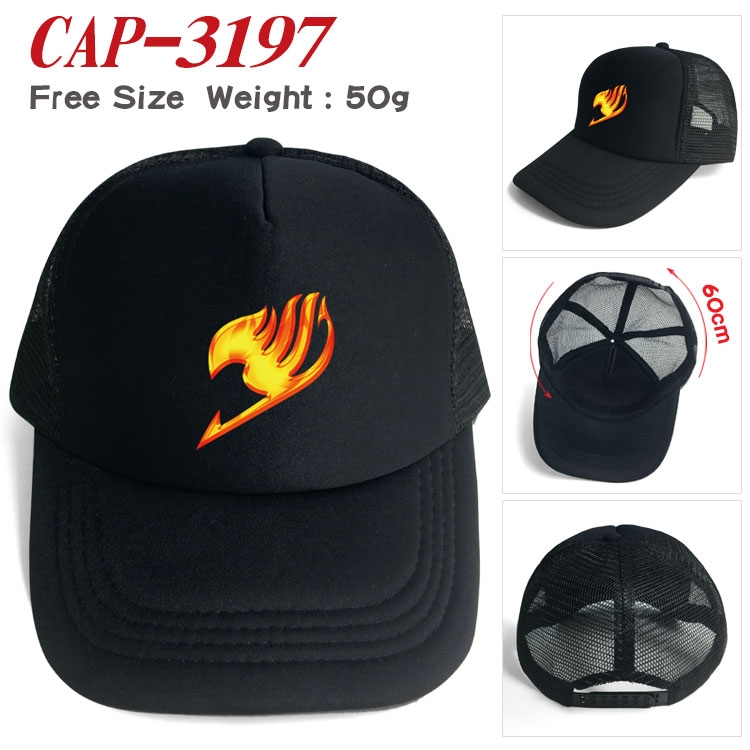 Fairy tail Anime print outdoor leisure cap CAP3197