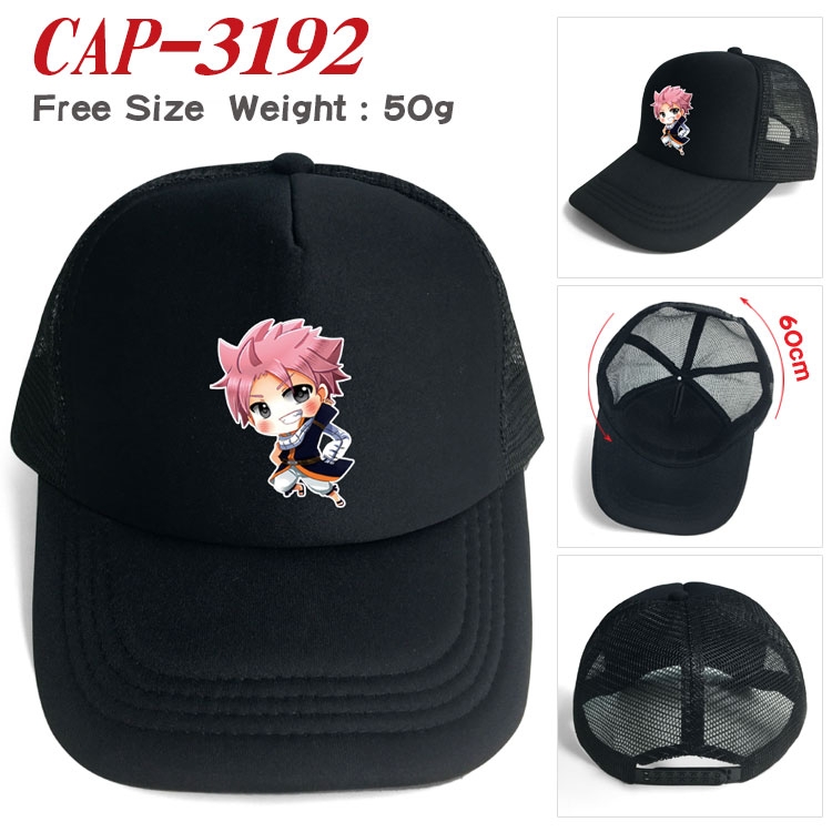 Fairy tail Anime print outdoor leisure cap CAP3192