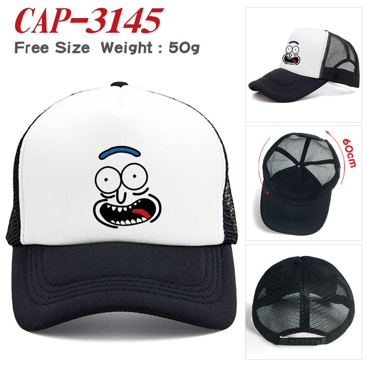 Rick and Morty Anime print outdoor leisure cap CAP3145