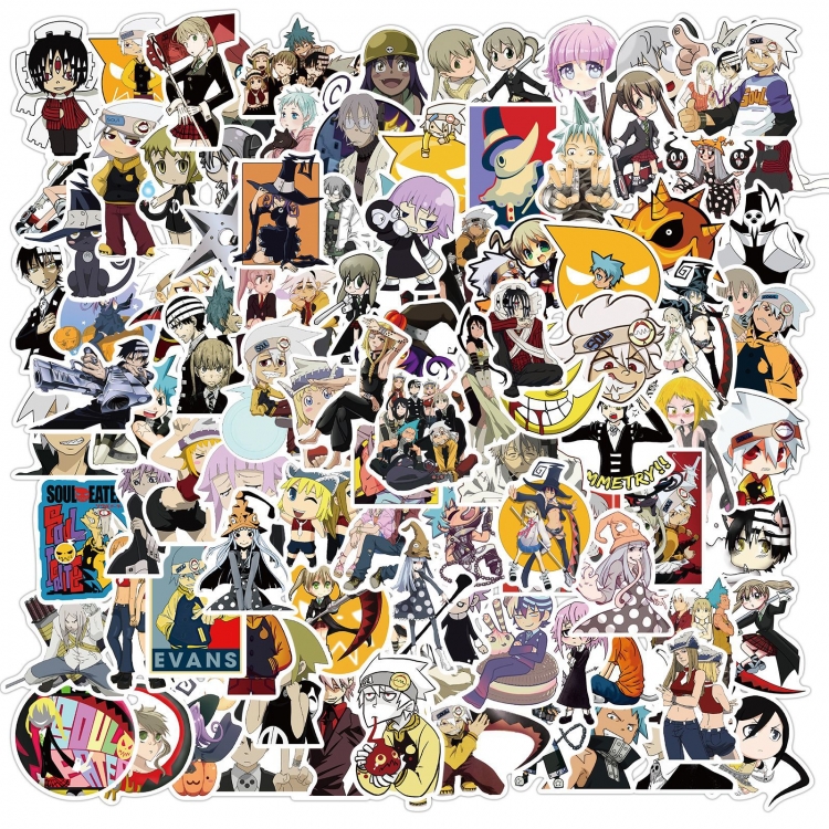 Soul Eater Doodle stickers Waterproof stickers a set of 100 price for 5 sets