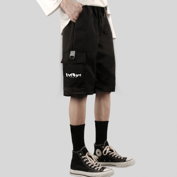 Haikyuu!! Anime print casual summer shorts overalls from M to XXXL