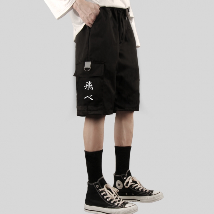 Haikyuu!! Anime print casual summer shorts overalls from M to XXXL