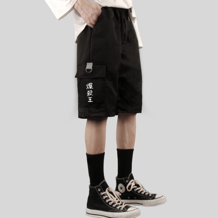 My Hero Academia Anime print casual summer shorts overalls from M to XXXL