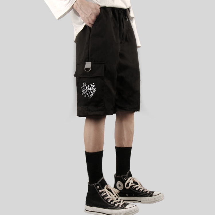 My Hero Academia Anime print casual summer shorts overalls from M to XXXL