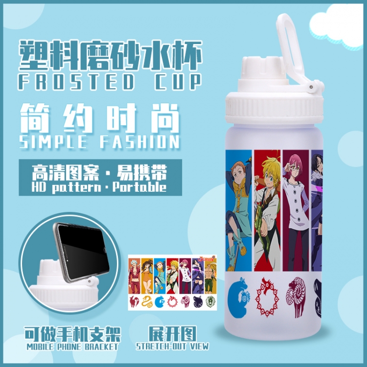The Seven Deadly Sins Animation peripheral frosted plastic cup