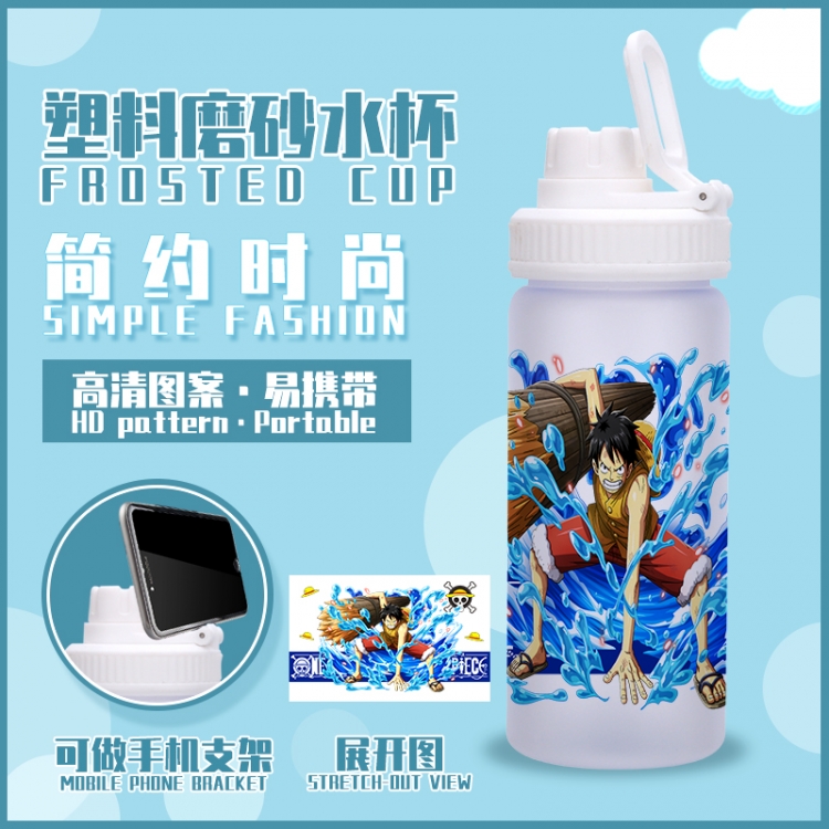 One Piece Animation peripheral frosted plastic cup