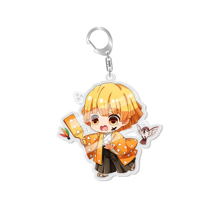 Demon Slayer Kimets Anime acrylic Key Chain  price for 5 pcs  fx046