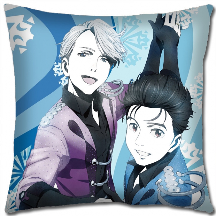 Pillow Yuri !!! on Ice Anime square full-color pillow cushion 45X45CM NO FILLING y15-121A