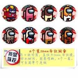 Among US Anime round Badge clo...