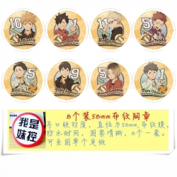 Haikyuu!! Anime round Badge cl...