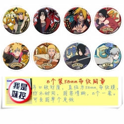 Naruto Anime round Badge cloth...